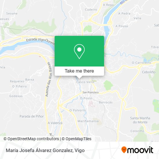 María Josefa Álvarez Gonzalez map