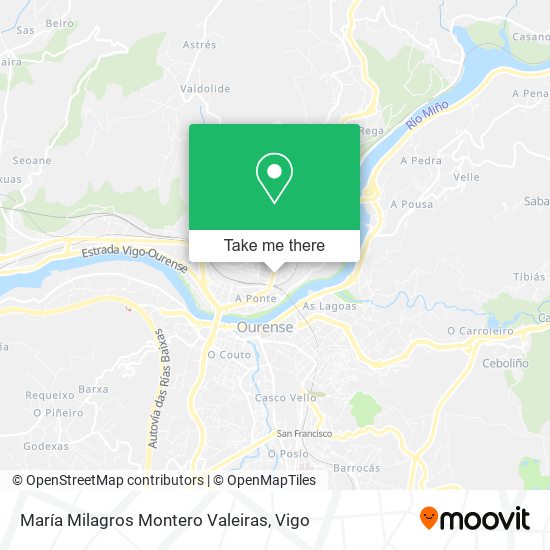 María Milagros Montero Valeiras map