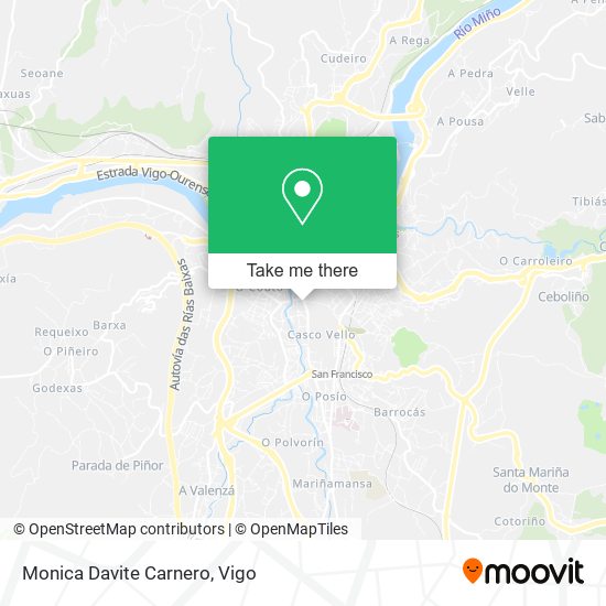 Monica Davite Carnero map