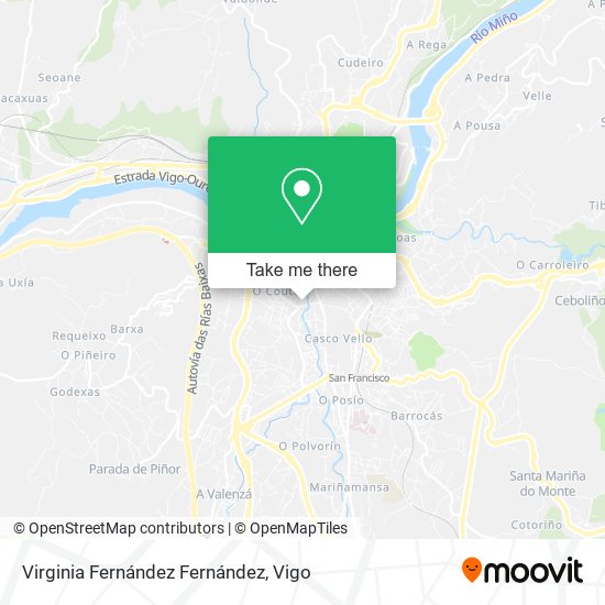 Virginia Fernández Fernández map