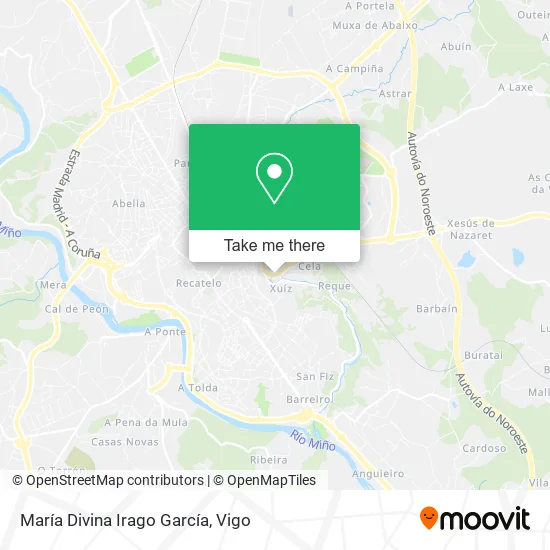 María Divina Irago García map