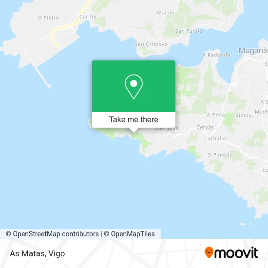 As Matas map
