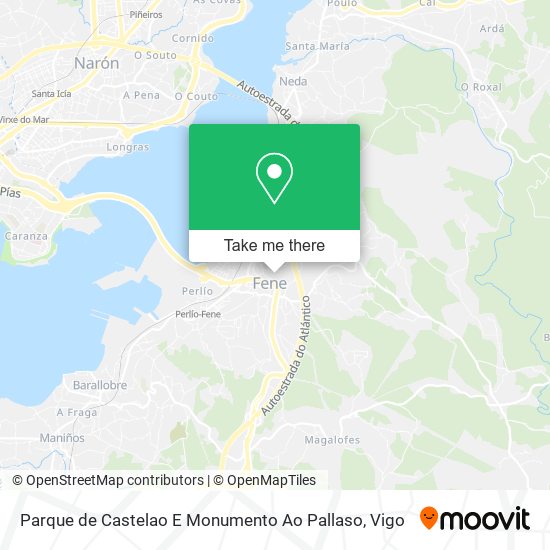 Parque de Castelao E Monumento Ao Pallaso map