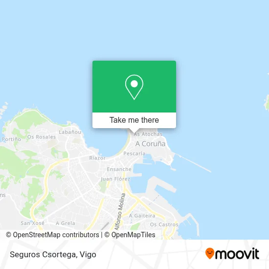 Seguros Csortega map