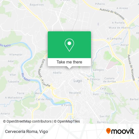 Cervecería Roma map