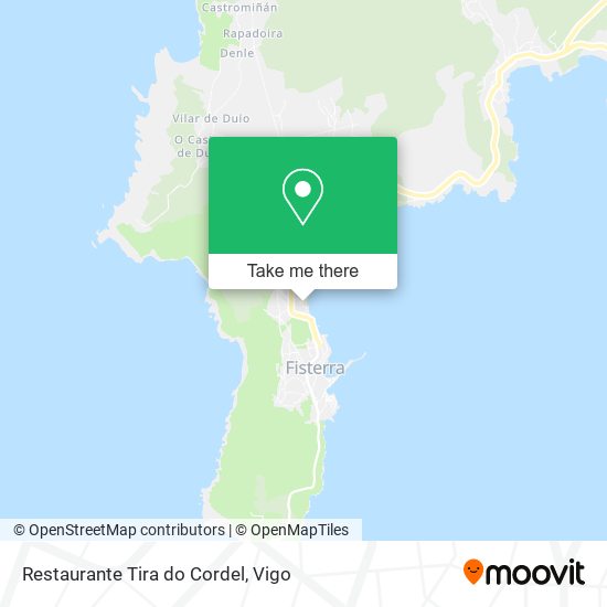 mapa Restaurante Tira do Cordel