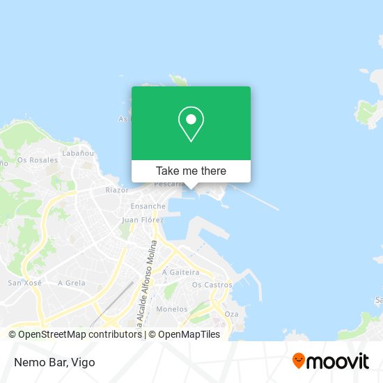 Nemo Bar map