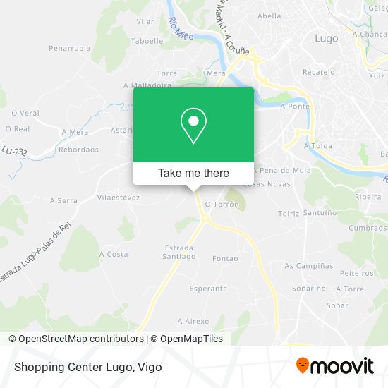 mapa Shopping Center Lugo