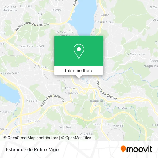 Estanque do Retiro map