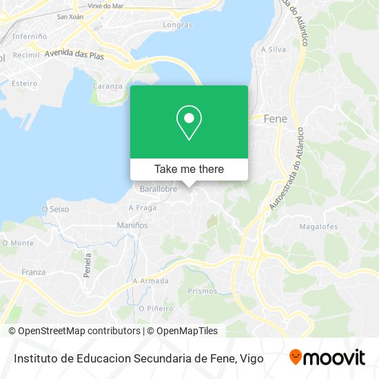 Instituto de Educacion Secundaria de Fene map