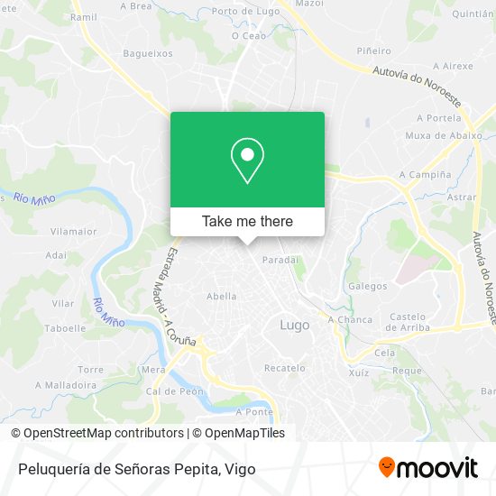 Peluquería de Señoras Pepita map