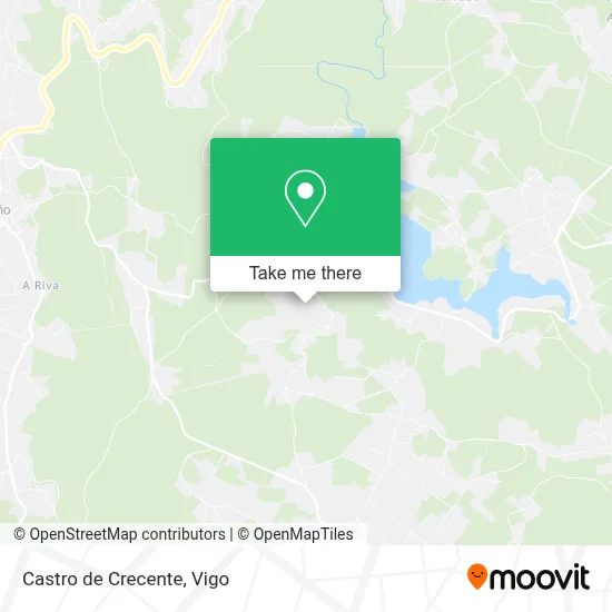 Castro de Crecente map