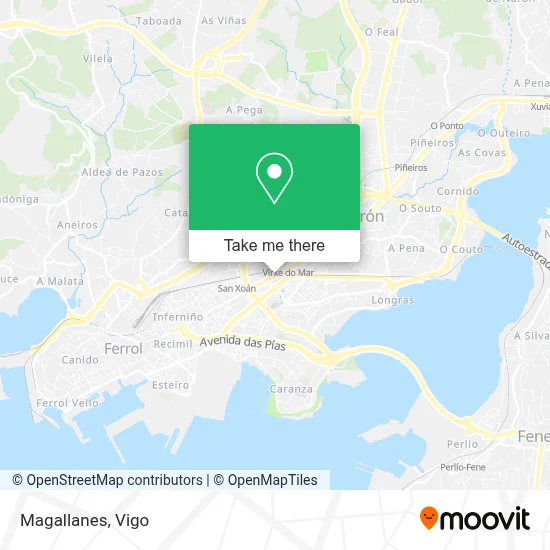 Magallanes map