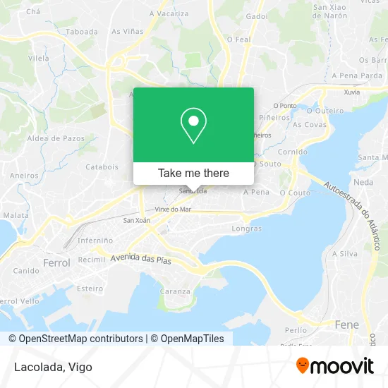 Lacolada map