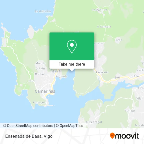 Ensenada de Basa map