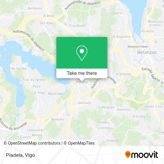 Piadela map