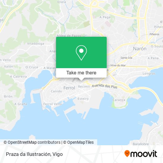 Praza da Ilustración map