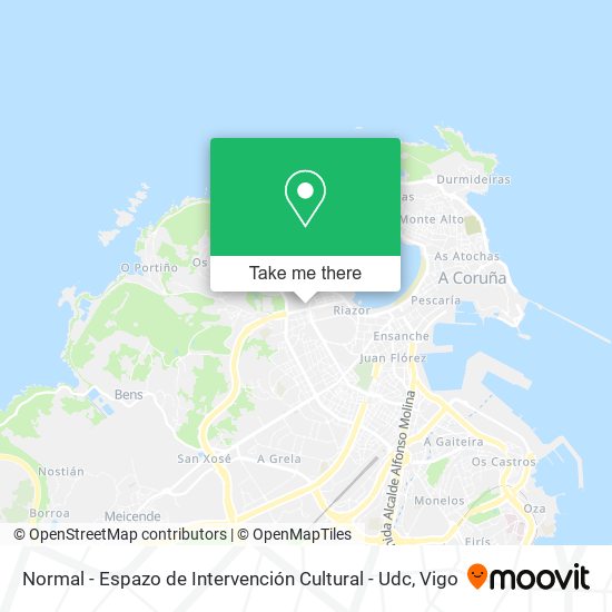 Normal - Espazo de Intervención Cultural - Udc map