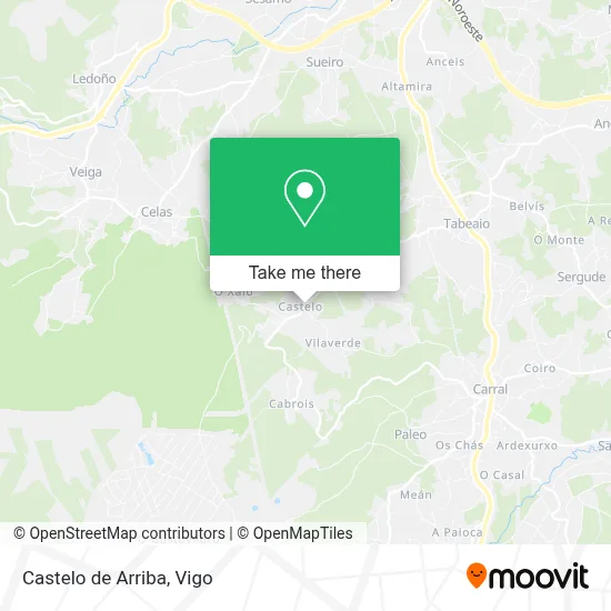 Castelo de Arriba map