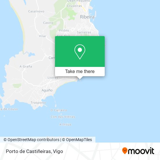 Porto de Castiñeiras map
