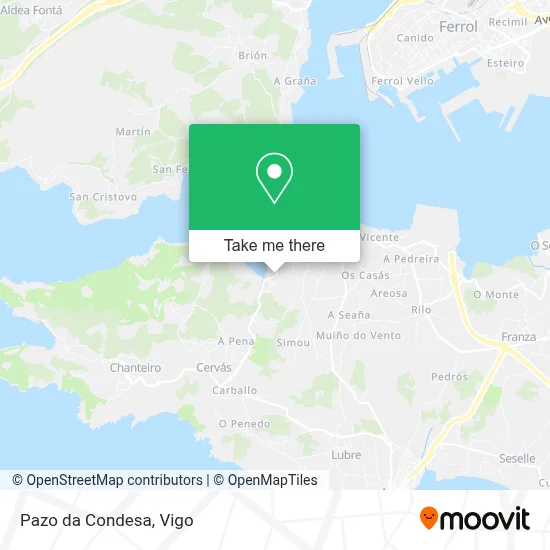 Pazo da Condesa map