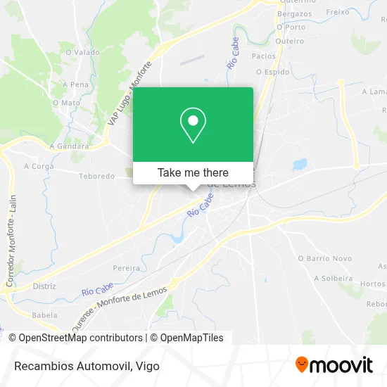 Recambios Automovil map