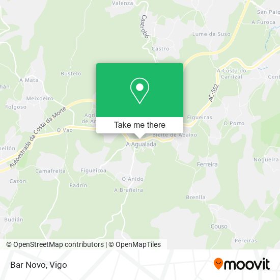 Bar Novo map