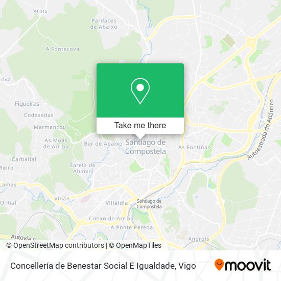 Concellería de Benestar Social E Igualdade map