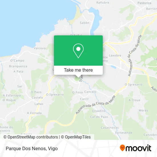 Parque Dos Nenos map