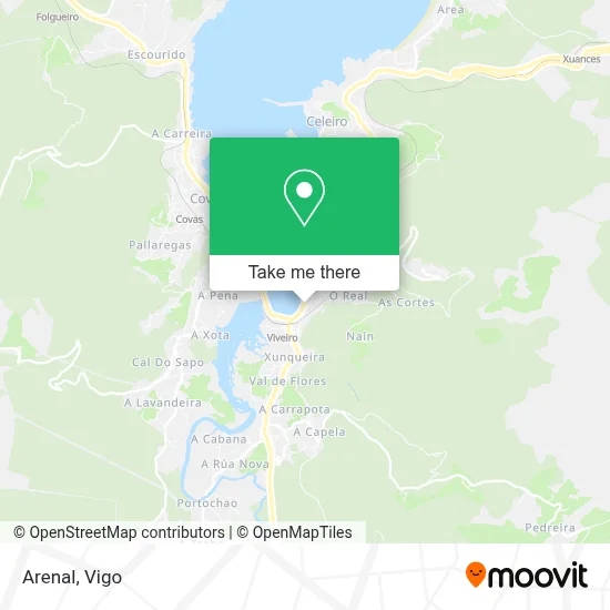 Arenal map