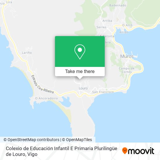 Colexio de Educación Infantil E Primaria Plurilingüe de Louro map