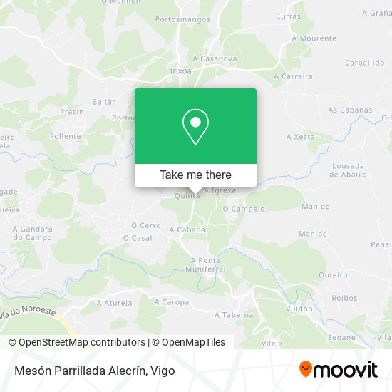 Mesón Parrillada Alecrín map