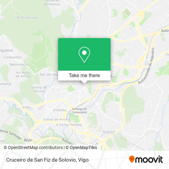 Cruceiro de San Fiz de Solovio map