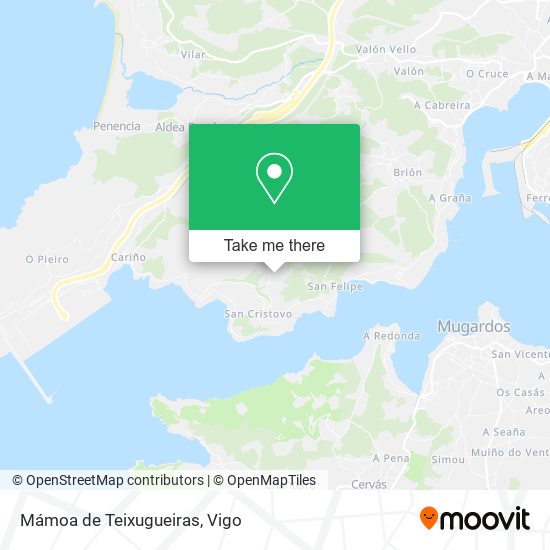 Mámoa de Teixugueiras map