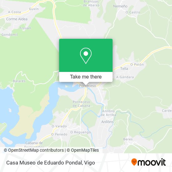 Casa Museo de Eduardo Pondal map