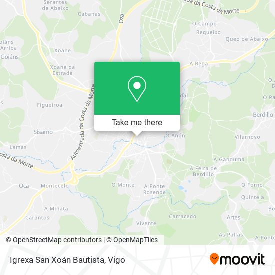 Igrexa San Xoán Bautista map