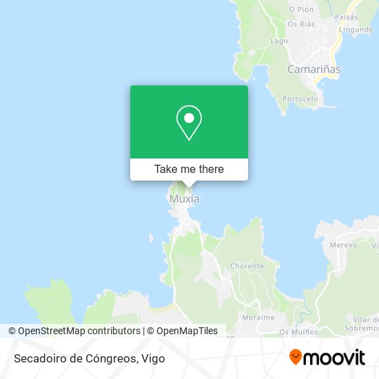 Secadoiro de Cóngreos map
