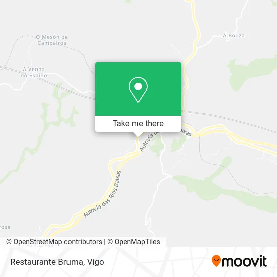 Restaurante Bruma map
