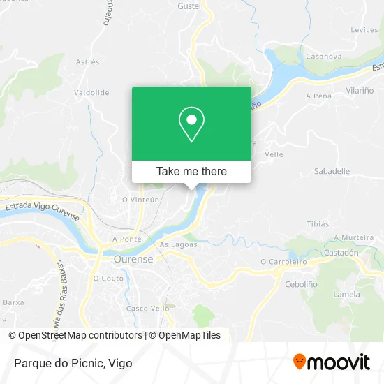 Parque do Picnic map