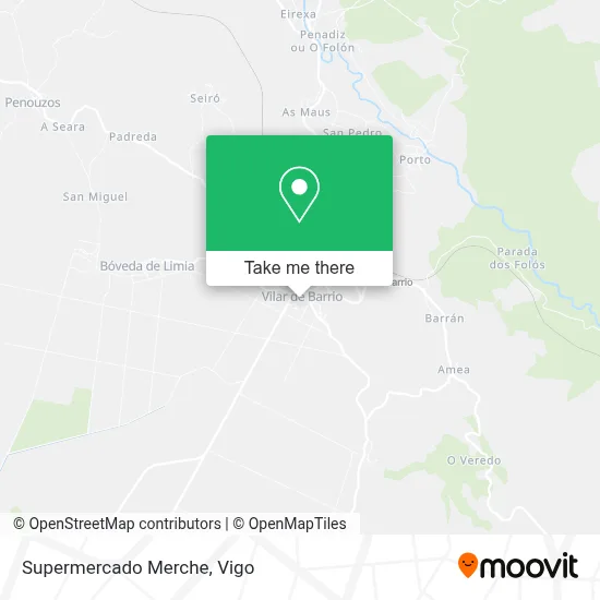 Supermercado Merche map