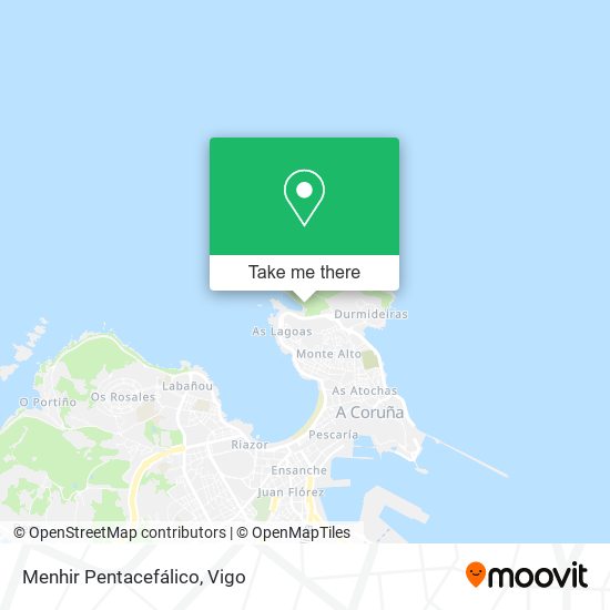 Menhir Pentacefálico map