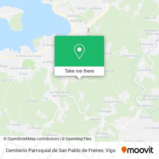 Cemiterio Parroquial de San Pablo de Freires map