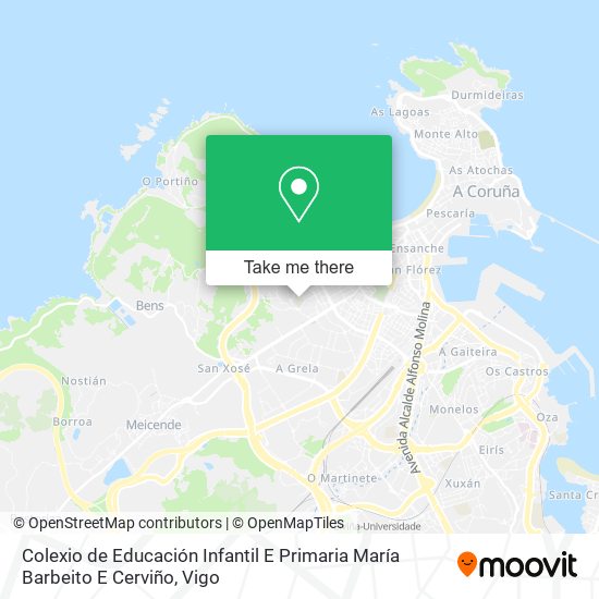 Colexio de Educación Infantil E Primaria María Barbeito E Cerviño map