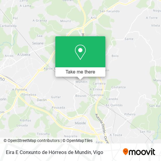 Eira E Conxunto de Hórreos de Mundín map
