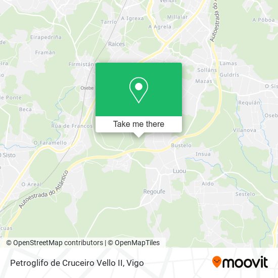 Petroglifo de Cruceiro Vello II map