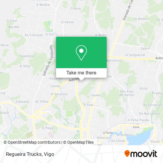 mapa Regueira Trucks