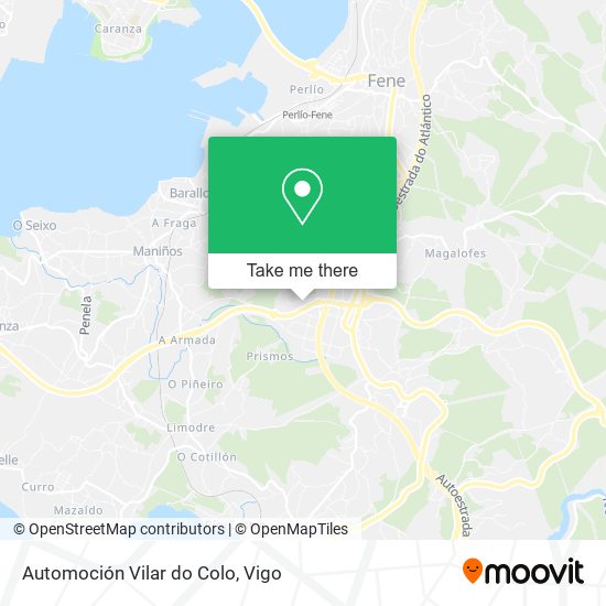 Automoción Vilar do Colo map