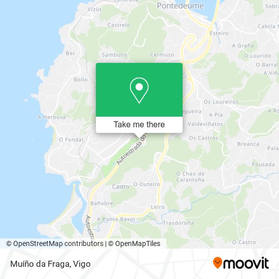 Muíño da Fraga map