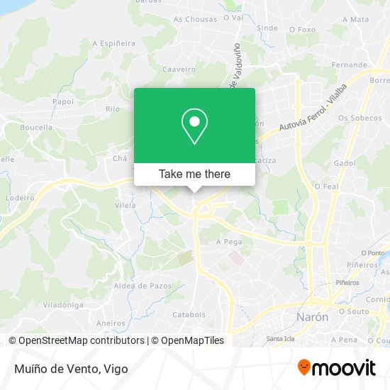 Muíño de Vento map