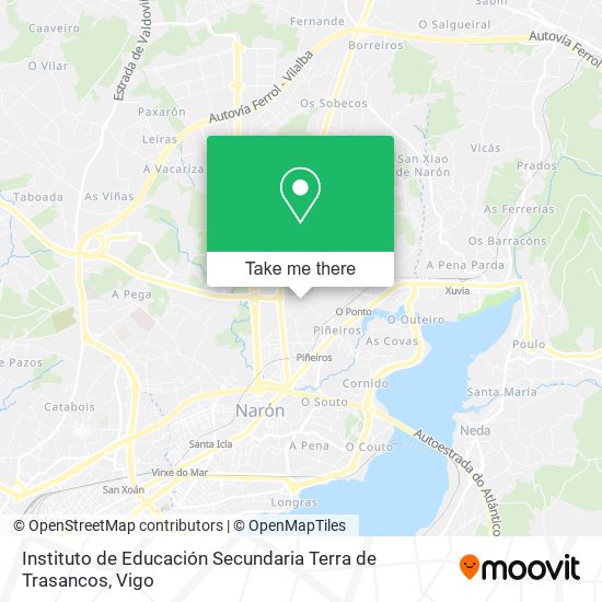 Instituto de Educación Secundaria Terra de Trasancos map